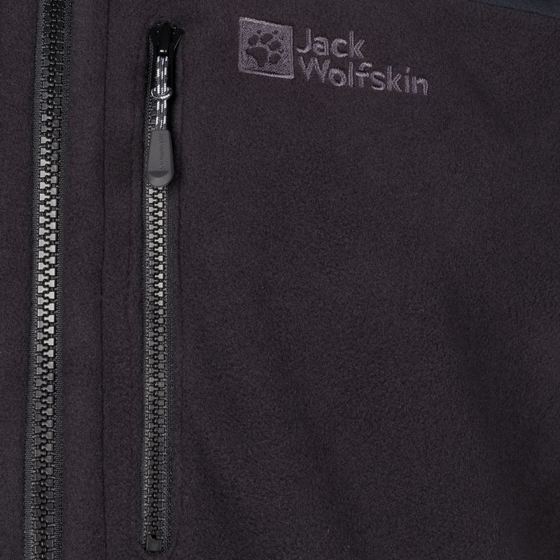 Jack Wolfskin men's Blizzard fleece sweatshirt black 1702945 9
