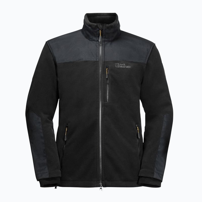 Jack Wolfskin men's Blizzard fleece sweatshirt black 1702945 10