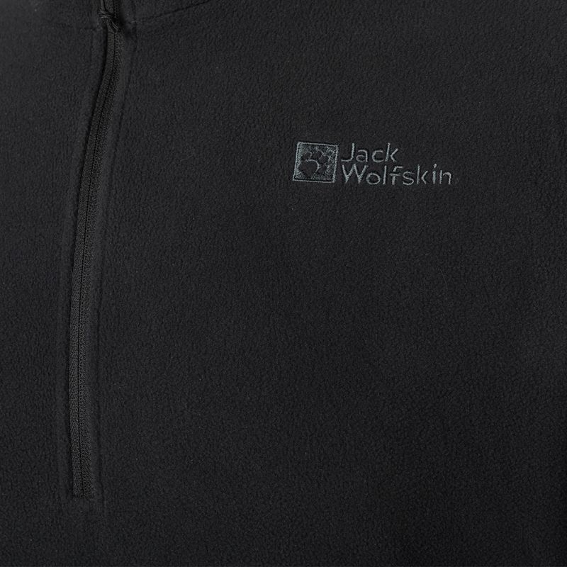 Jack Wolfskin men's fleece sweatshirt Taunus HZ black 1709522_6000_002 6