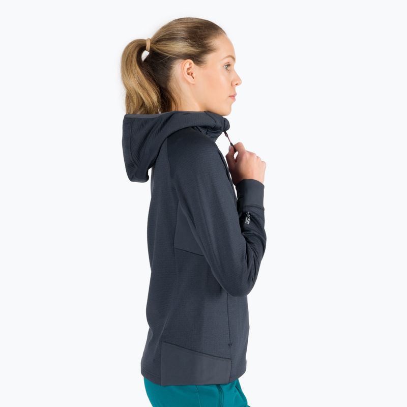 Women's fleece Jack Wolfskin Hydro Grid Fleece grey 1709911 3