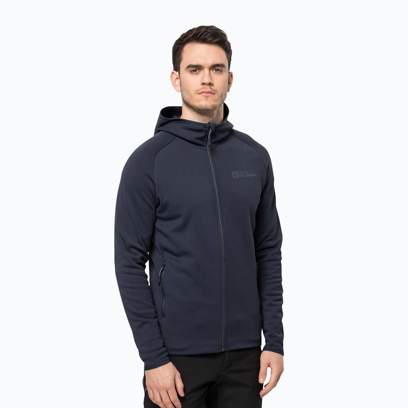 Jack Wolfskin men's fleece sweatshirt Baiselberg navy blue 1710541