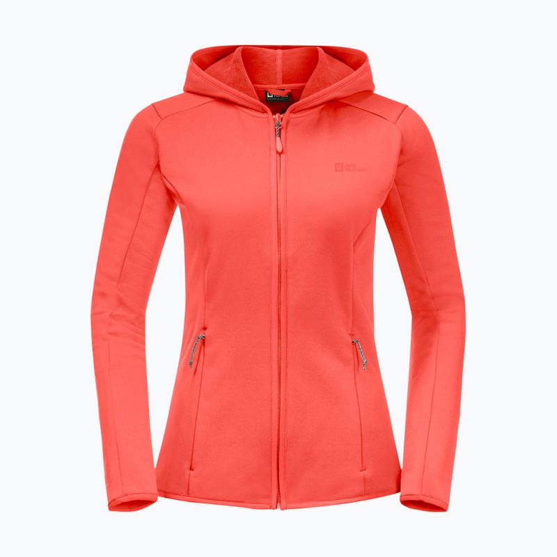 Jack Wolfskin women's fleece sweatshirt Baiselberg orange 1710771 8