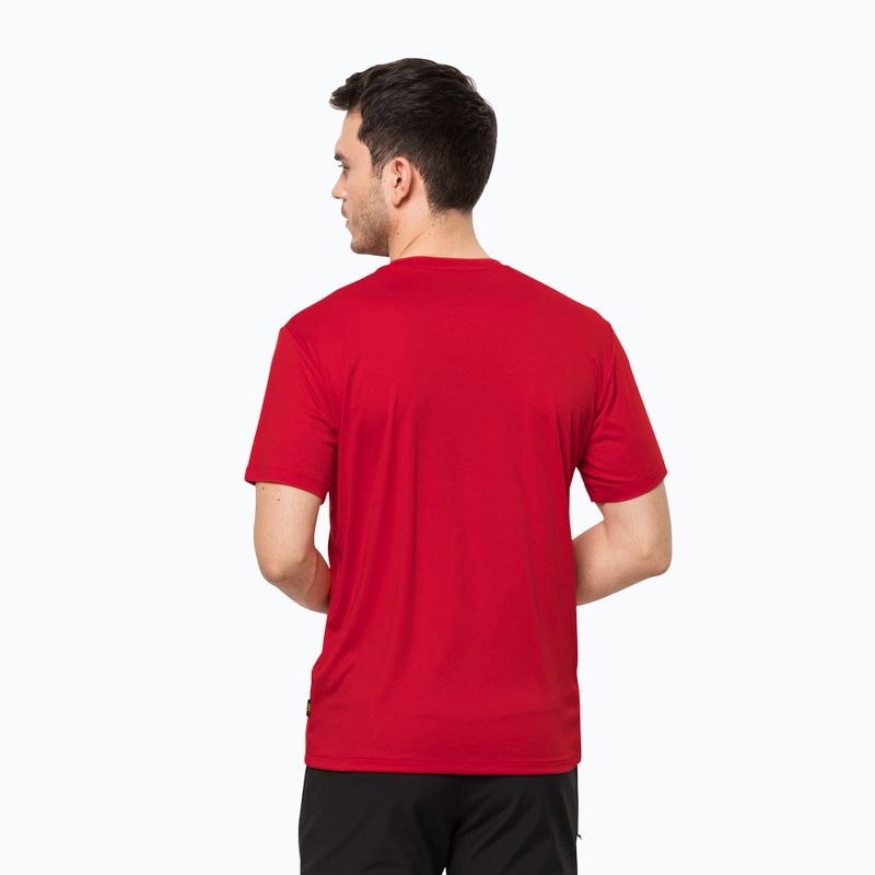 Jack Wolfskin men's trekking t-shirt Tech red 1807071_2206 2