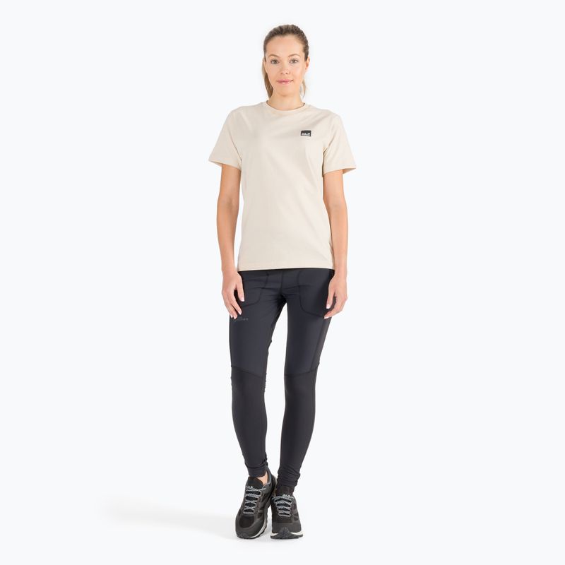 Jack Wolfskin women's T-shirt 365 beige 1808162_5062 2