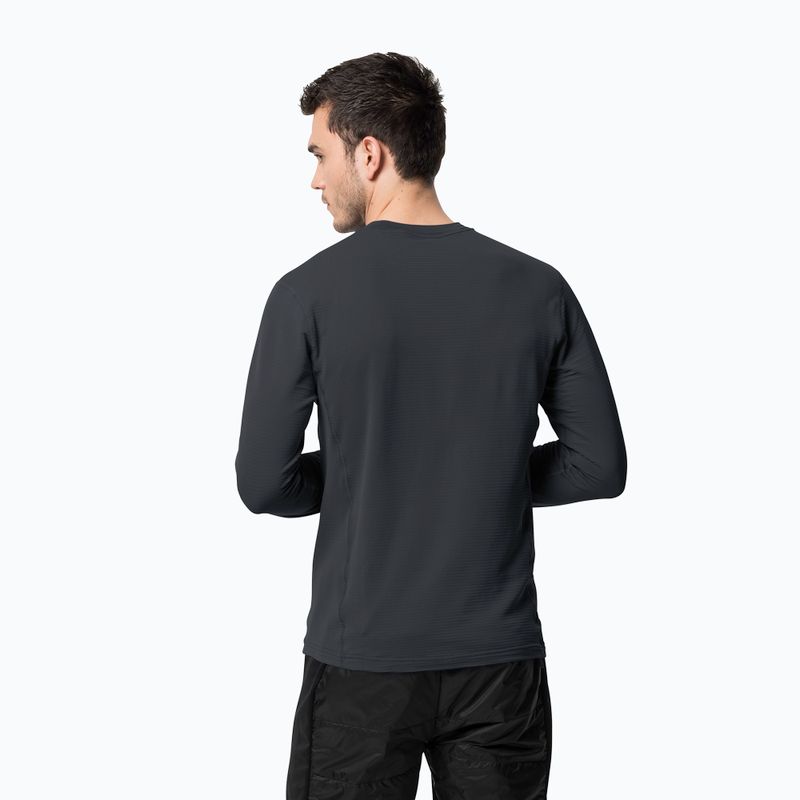 Jack Wolfskin men's trekking longsleeve T-shirt Infinite LS graphite 1808311 2