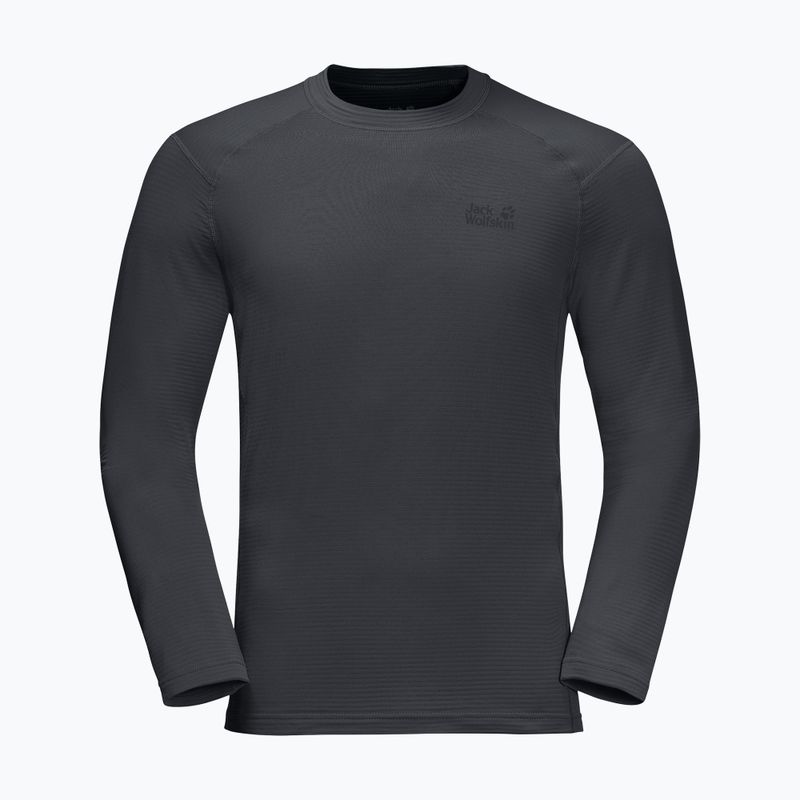 Jack Wolfskin men's trekking longsleeve T-shirt Infinite LS graphite 1808311 3