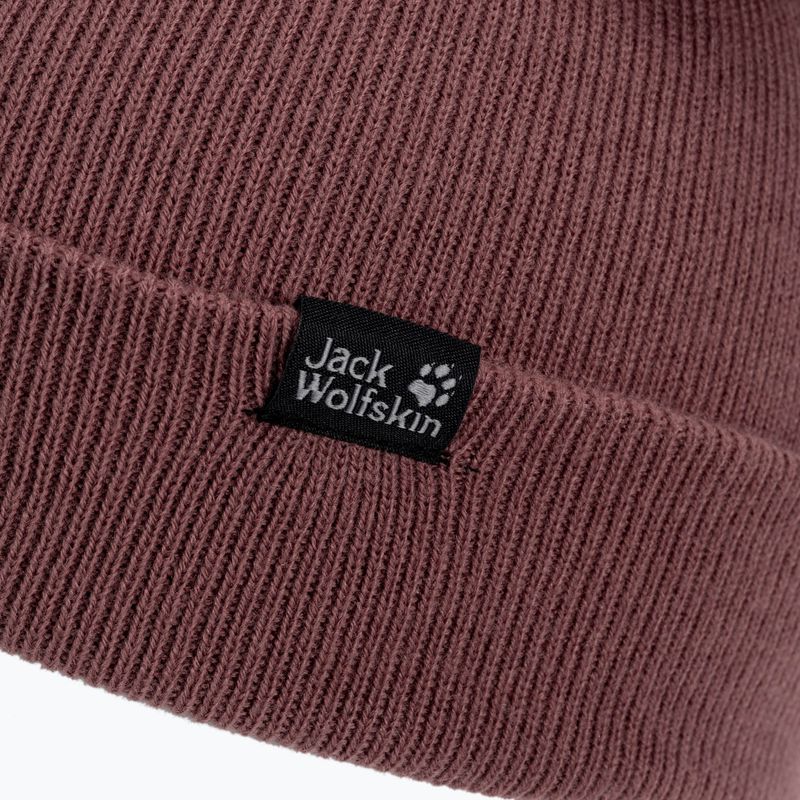 Jack Wolfskin Rib winter beanie pink 1903891 3