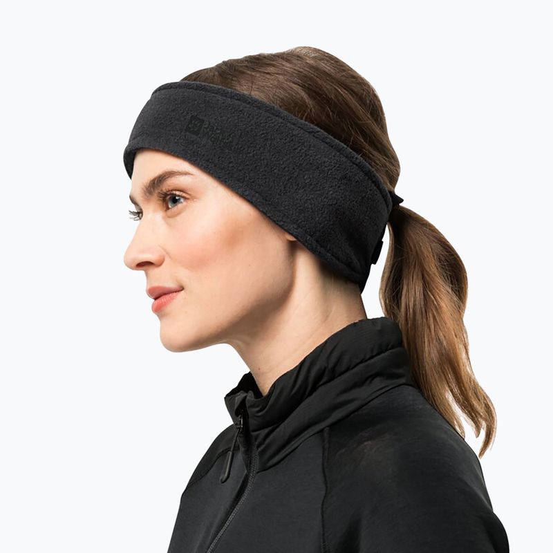 Jack Wolfskin Vertigo headband black 2