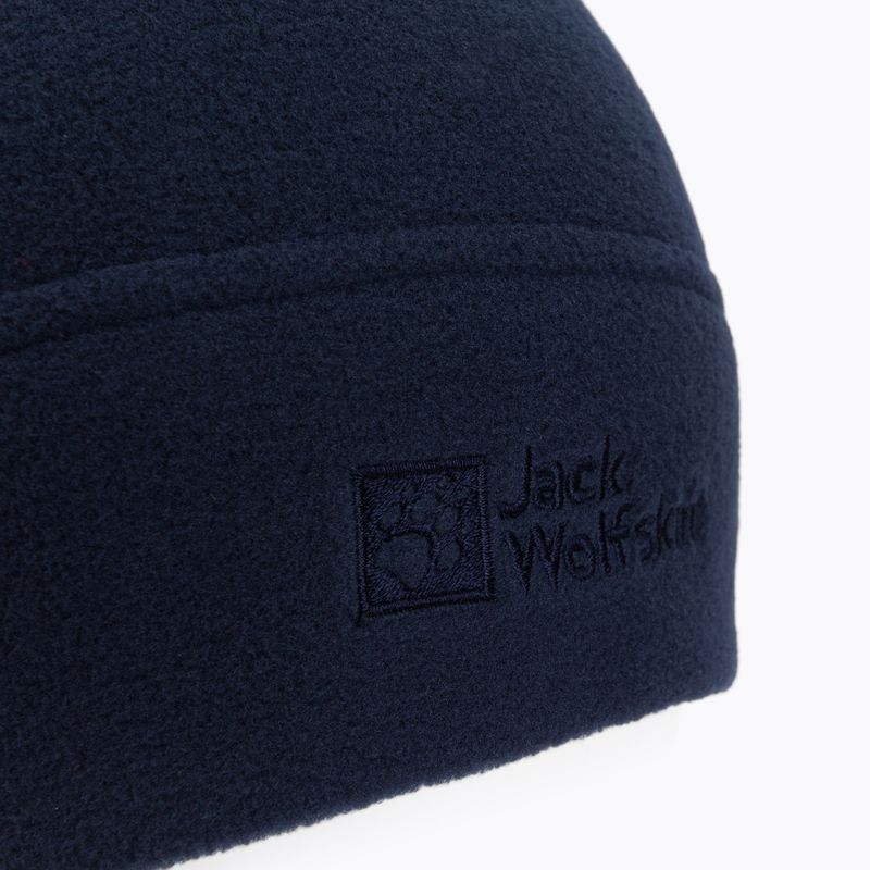 Jack Wolfskin Real Stuff fleece winter beanie navy blue 1909852 3