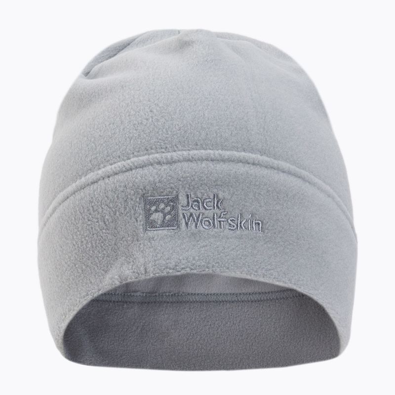 Jack Wolfskin Real Stuff grey fleece winter beanie 1909852 2