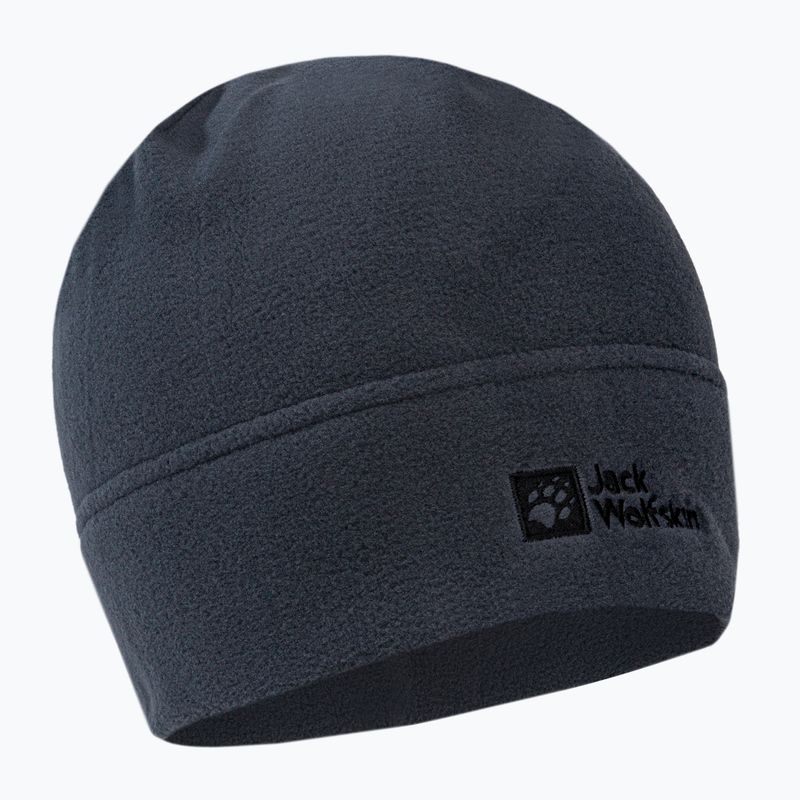 Jack Wolfskin Real Stuff grey fleece winter beanie 1909852