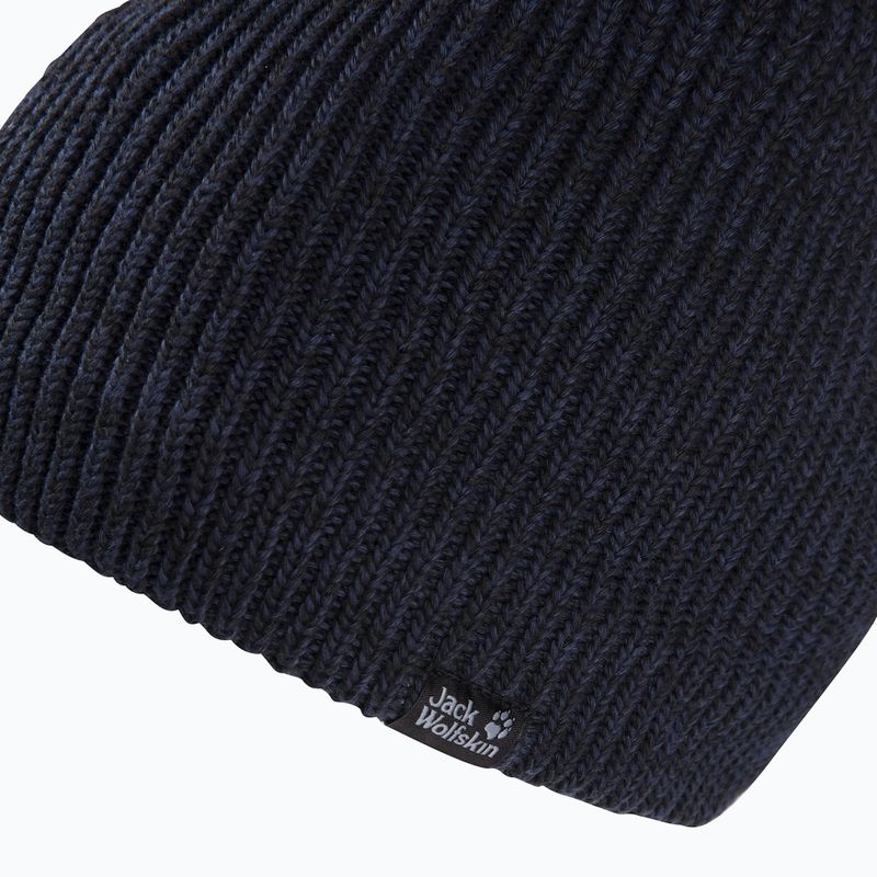Winter hat Jack Wolfskin Feldberg Beanie black 2