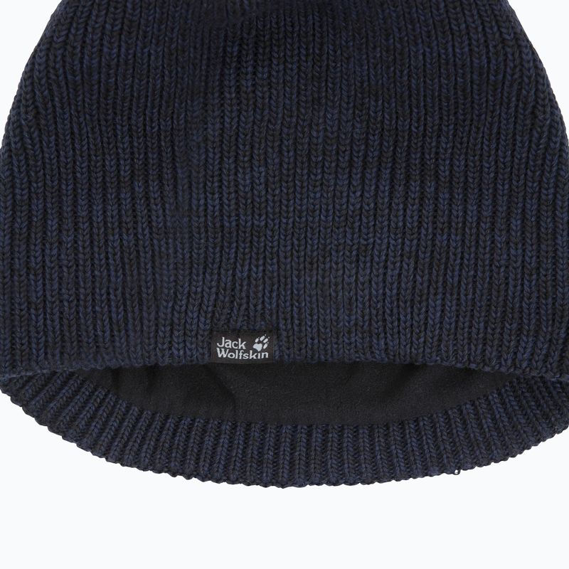 Winter hat Jack Wolfskin Feldberg Beanie black 3