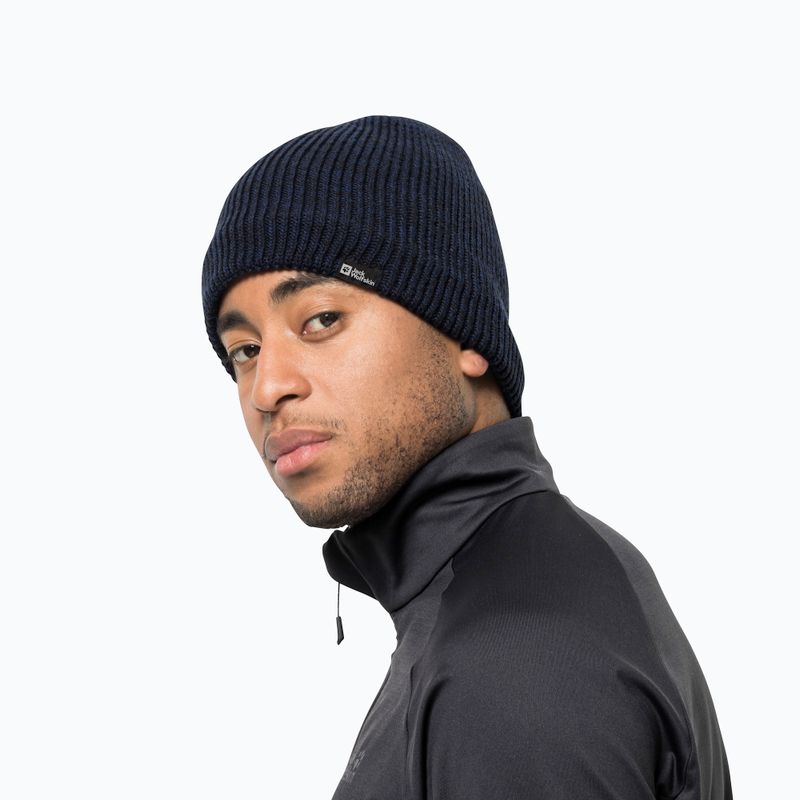 Winter hat Jack Wolfskin Feldberg Beanie black 4
