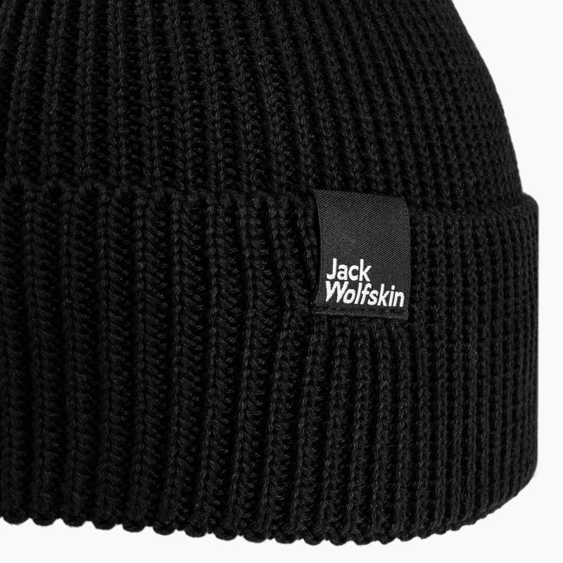 Jack Wolfskin Essential Beanie winter beanie black 1910881 3