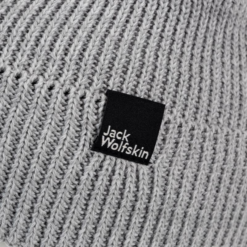 Jack Wolfskin Essential Beanie winter beanie grey 1910881 3