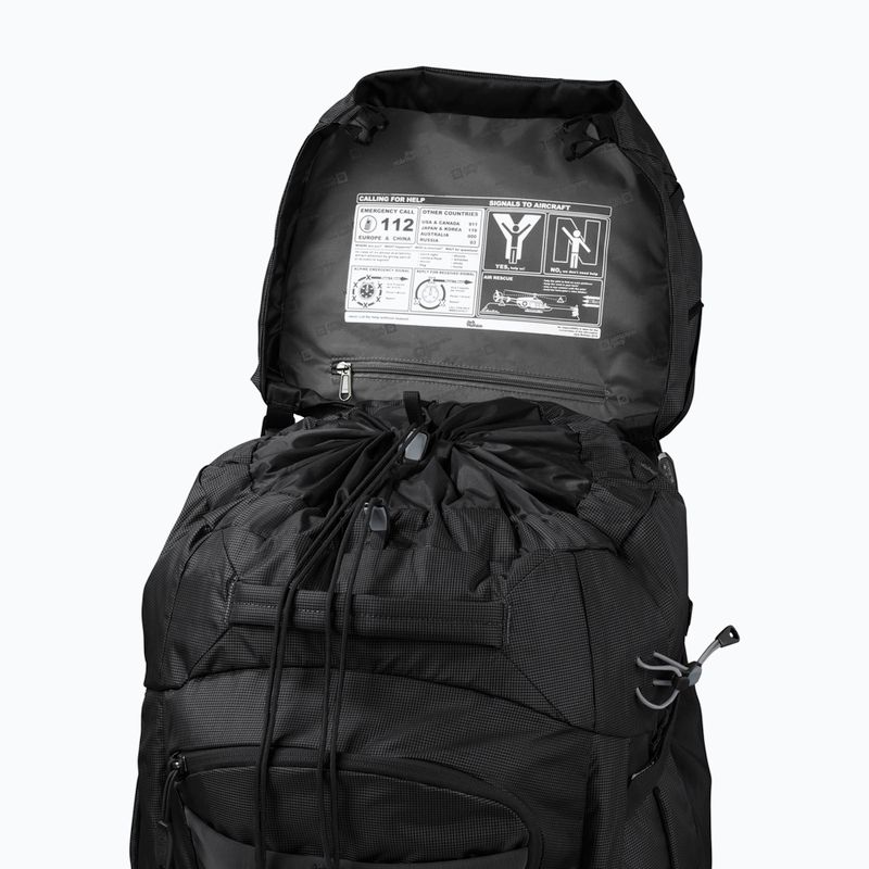 Jack Wolfskin men's trekking backpack Denali 65+10 l black 6
