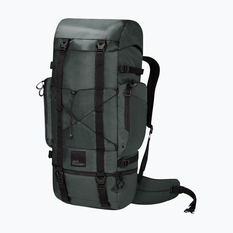 Jack Wolfskin Wanderthirst 45 l slate green trekking backpack 3