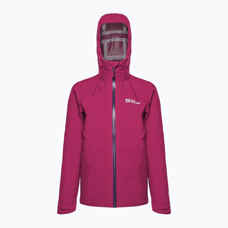 Jack Wolfskin women's Highest Peak rain jacket red 1115121_2198_003 6