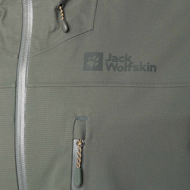 Jack Wolfskin men's rain jacket Kammweg 3L Jkt M green 1115831 8