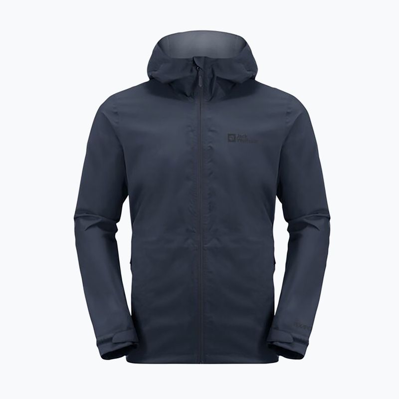 Jack Wolfskin men's rain jacket Elsberg 2.5L blue 1115881_1010_002 6