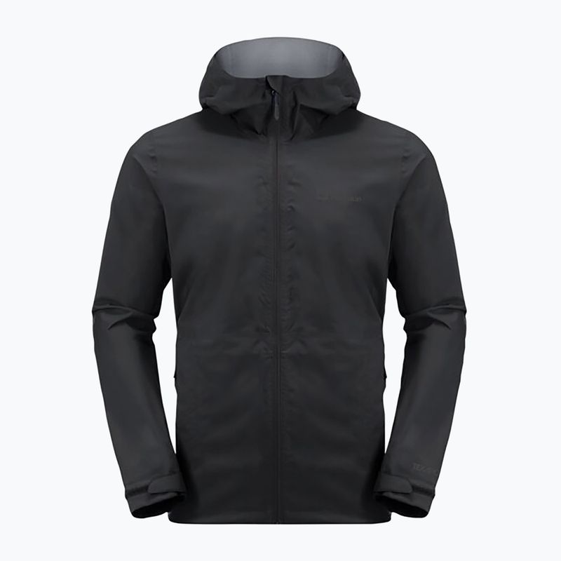 Jack Wolfskin men's rain jacket Elsberg 2.5L black 1115881_6000_003 5
