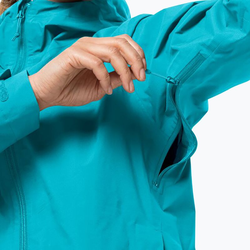 Jack Wolfskin women's rain jacket Elsberg 2.5L blue 1115951_1283_004 4