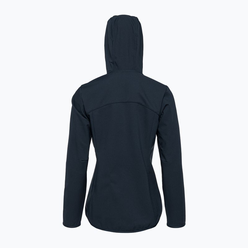 Women's softshell jacket Jack Wolfskin Bornberg Hoody navy blue 1307691 5