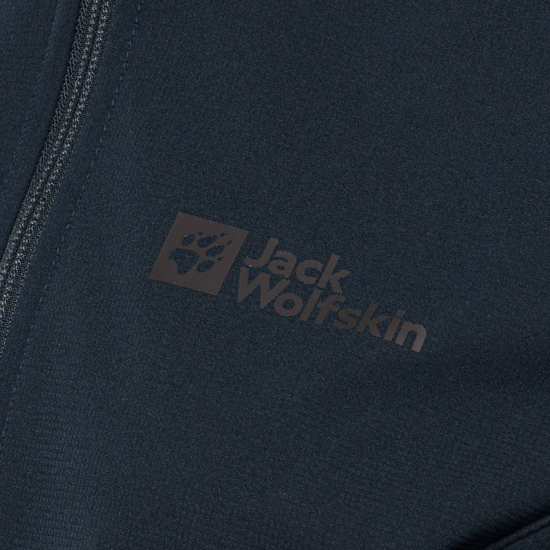 Women's softshell jacket Jack Wolfskin Bornberg Hoody navy blue 1307691 6