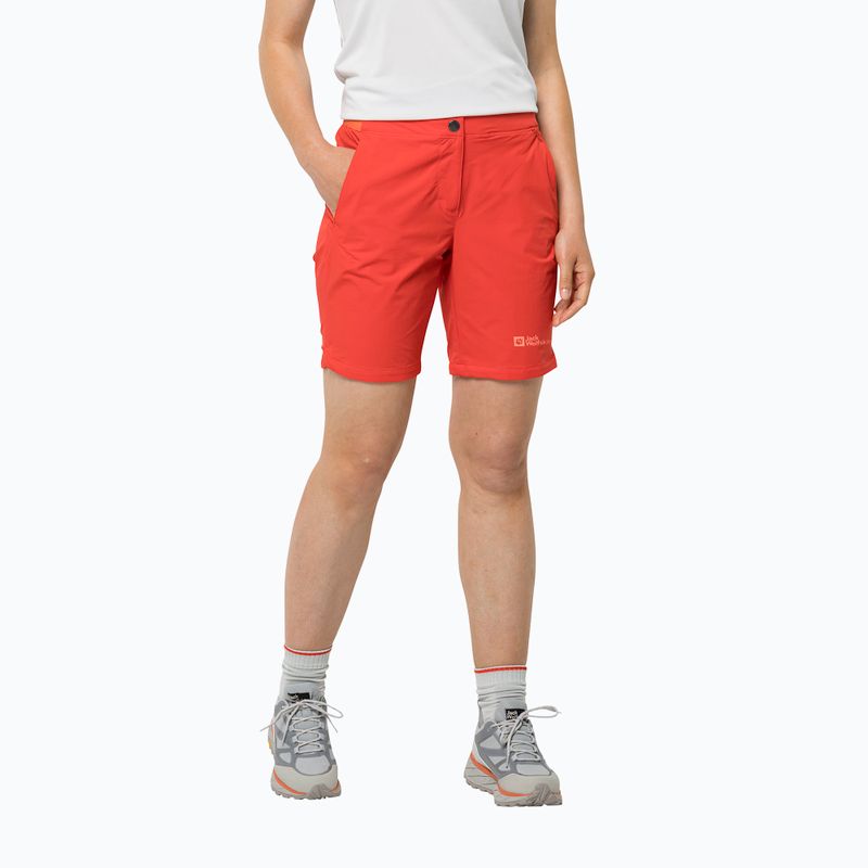 Jack Wolfskin Hilltop Trail women's trekking shorts orange 1505462
