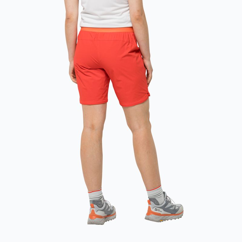 Jack Wolfskin Hilltop Trail women's trekking shorts orange 1505462 2