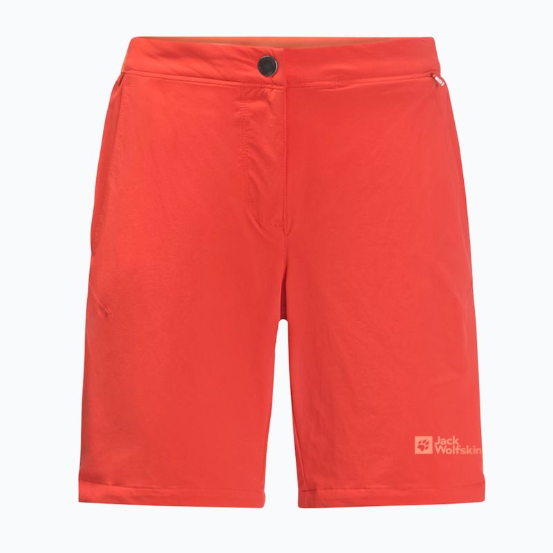 Jack Wolfskin Hilltop Trail women's trekking shorts orange 1505462 4