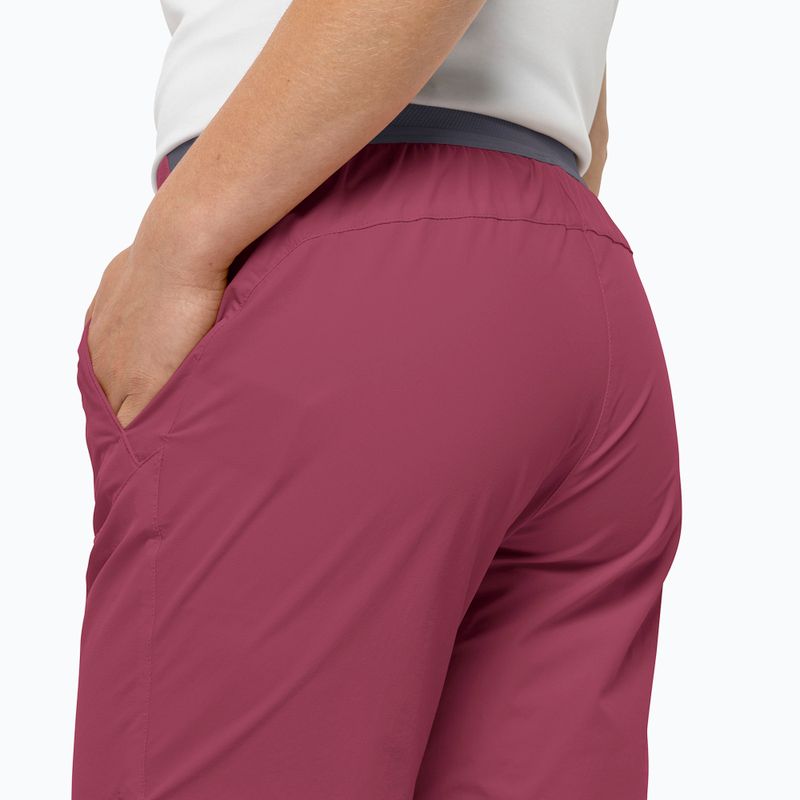 Jack Wolfskin Hilltop Trail women's trekking shorts red 1505462 4