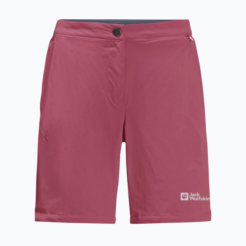 Jack Wolfskin Hilltop Trail women's trekking shorts red 1505462 5