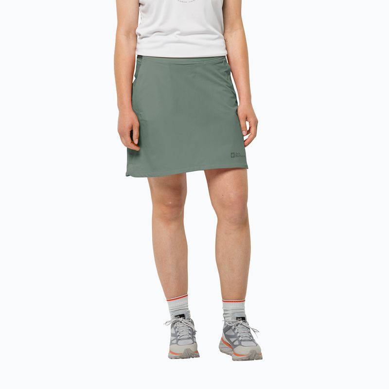 Jack Wolfskin Hilltop Trail trekking skirt green 1505472