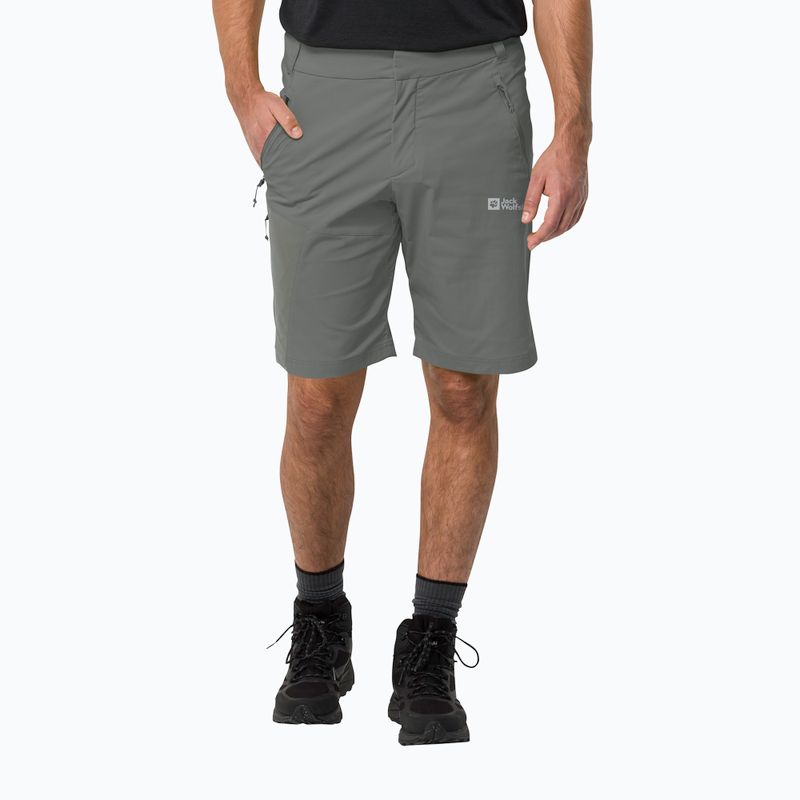 Jack Wolfskin men's trekking shorts Glastal green 1508231
