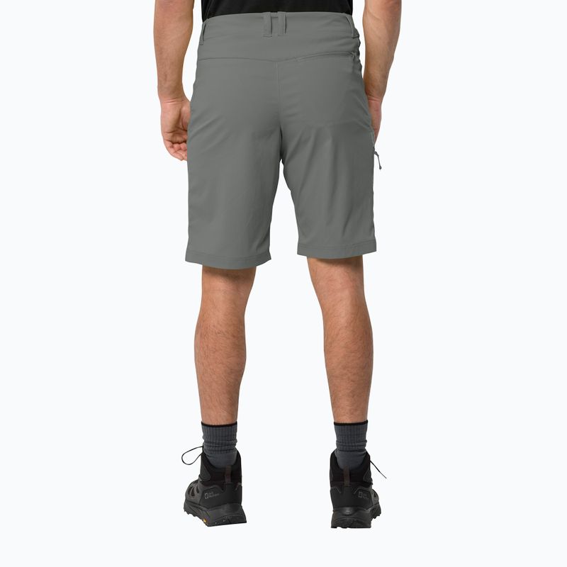 Jack Wolfskin men's trekking shorts Glastal green 1508231 2