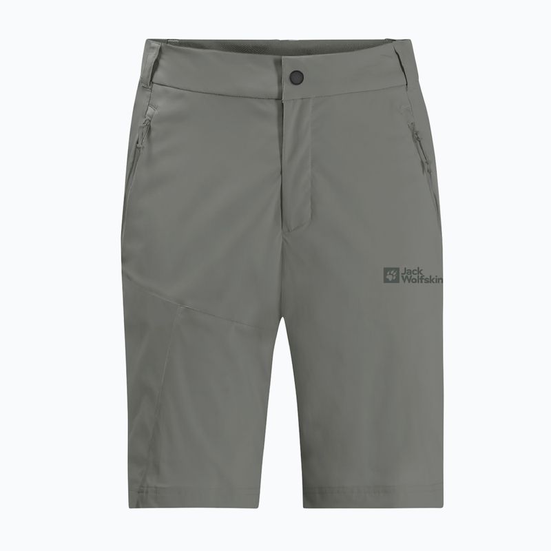 Jack Wolfskin men's trekking shorts Glastal green 1508231 4