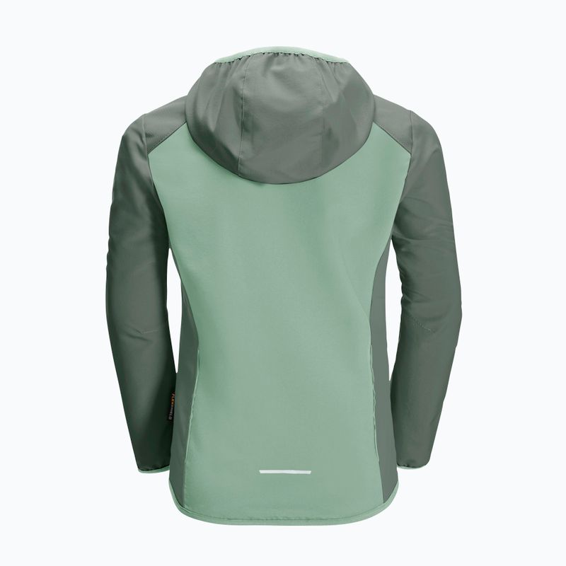 Jack Wolfskin children's softshell jacket Turbulence green 1606385 2