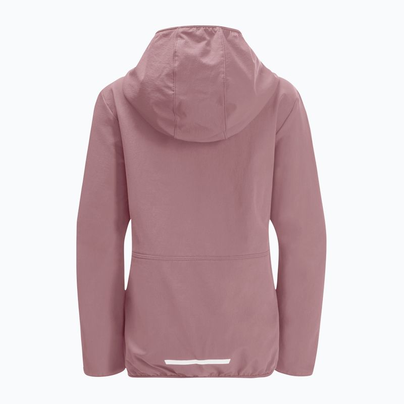 Jack Wolfskin children's softshell jacket Solyd pink 1609821 2