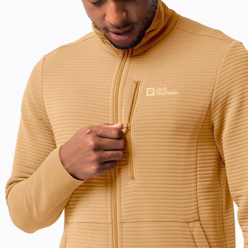 Jack Wolfskin men's trekking jacket Modesto yellow 1706483 3