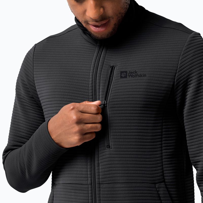Jack Wolfskin men's Modesto trekking sweatshirt black 1706483 3