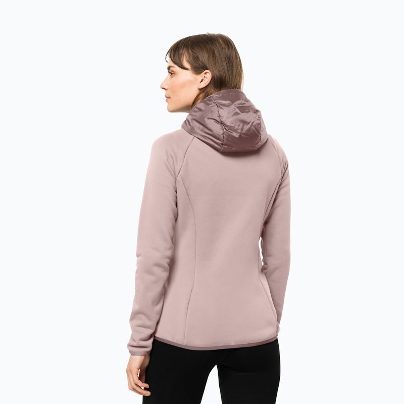 Jack Wolfskin women's Routeburn Pro Hybrid jacket pink 1710861 2