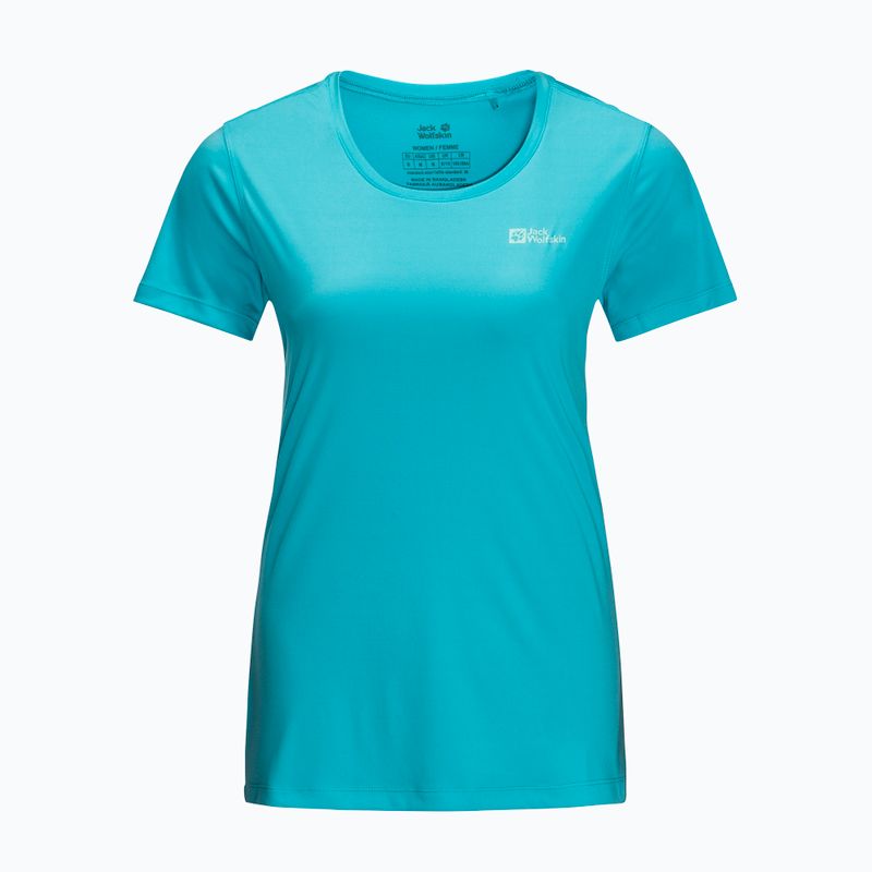 Jack Wolfskin women's trekking T-shirt Tech blue 1807122 3