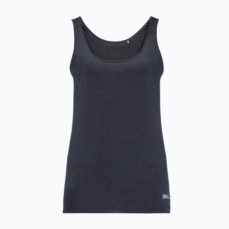 Jack Wolfskin women's trekking T-shirt Pack & Go Tank navy blue 1807283 3