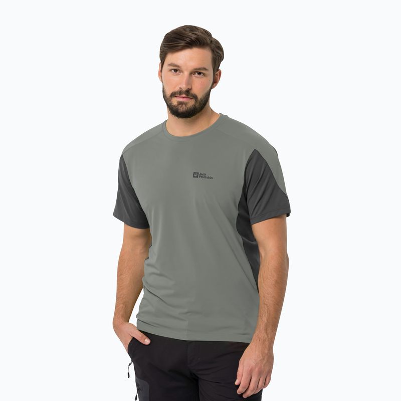 Jack Wolfskin men's trekking t-shirt Narrows green 1807353