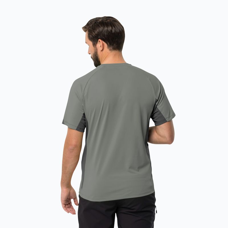 Jack Wolfskin men's trekking t-shirt Narrows green 1807353 2