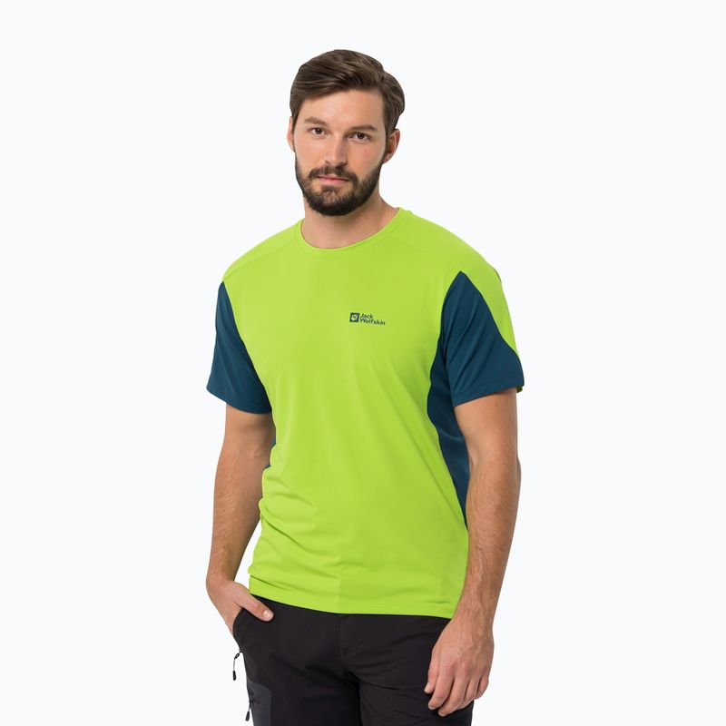 Jack Wolfskin men's trekking t-shirt Narrows Flesh Green 1807353