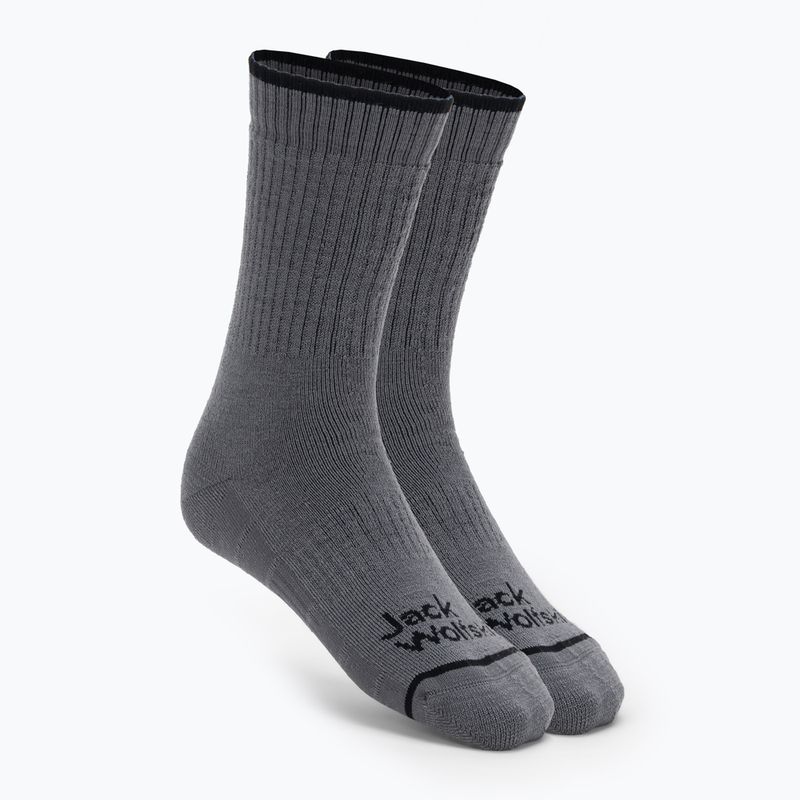 Jack Wolfskin Trek Merino CL C dark/grey trekking socks