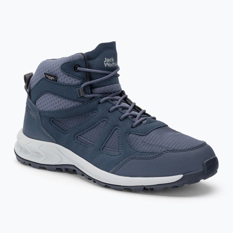 Jack Wolfskin women's trekking boots Woodland 2 Texapore Mid navy blue 4051331